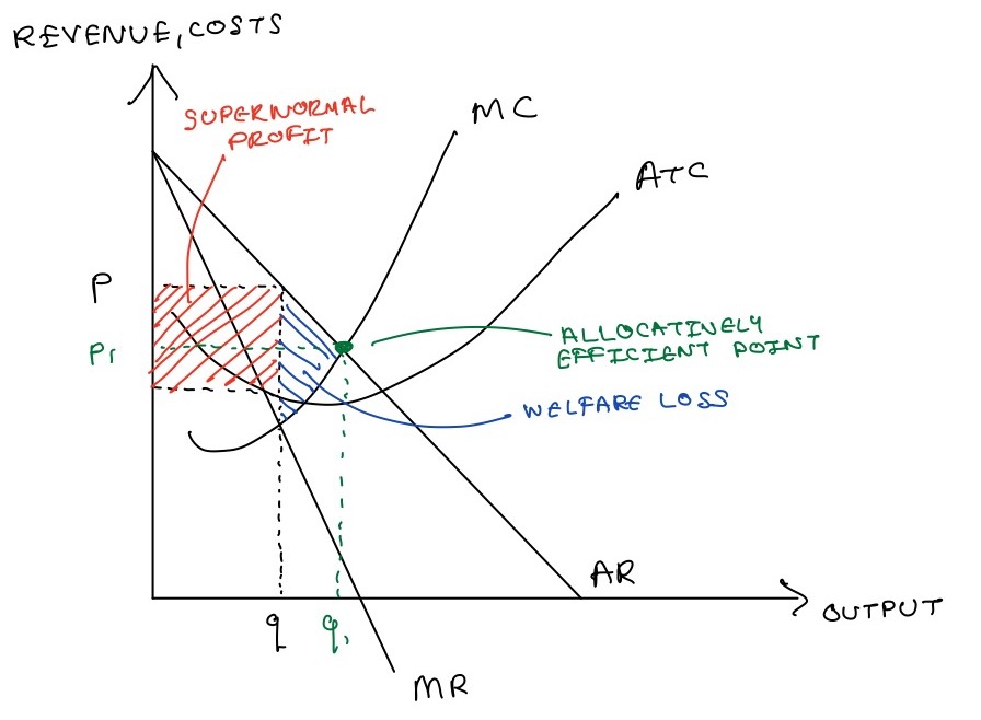 Monopoly And Monopoly Power A Level Economics Notes